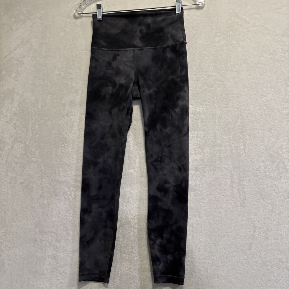 Lululemon Wunder Train High Rise Tight 25" Diamond Dye Pitch Graphite Grey 4